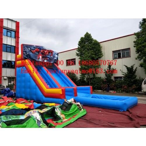 China Guangzhou) inflatable slides,Castle slides Blue Dragon slide BYSW-11