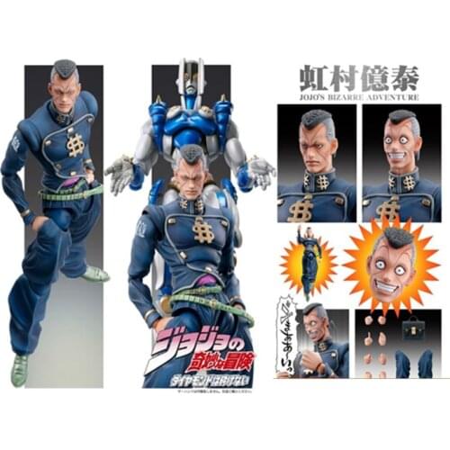 16cm MEDICOS JoJos Bizarre Adventure Nijimura Okuyasu Action PVC Collection Model Toy Anime Figure Toys For Kids
