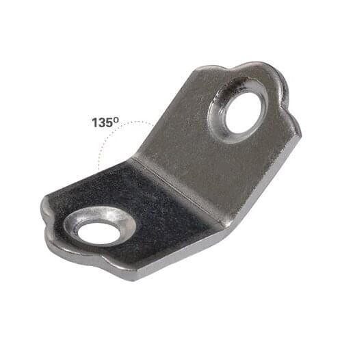 Furniture Hardware Accessories Anti - inverted Iron Sheet 135 Degree Reinforcement Corner Brackets 20pcs