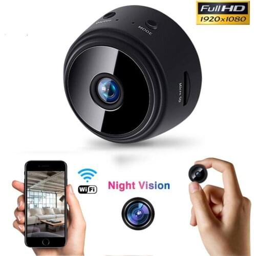 New 1080p HD IP A9 Mini WiFi Camera Wireless Remote Control Camera Home Security Monitoring NightVision Motion Detection Camera