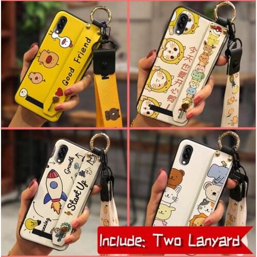 Back Cover New Phone Case For Doogee Y8C/X90 Lanyard Wristband Fashion Design New Arrival For Woman