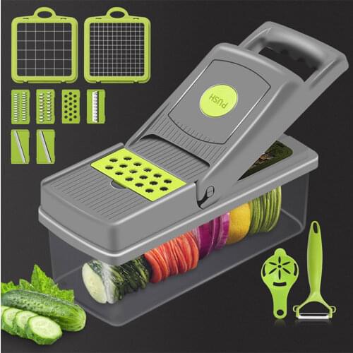 Vegetable Cutter Mandoline Fruit Chopper Slicer Potato Peeler Grater Cheese Grater Garlic Press Kitchen Accessories Gadget Home