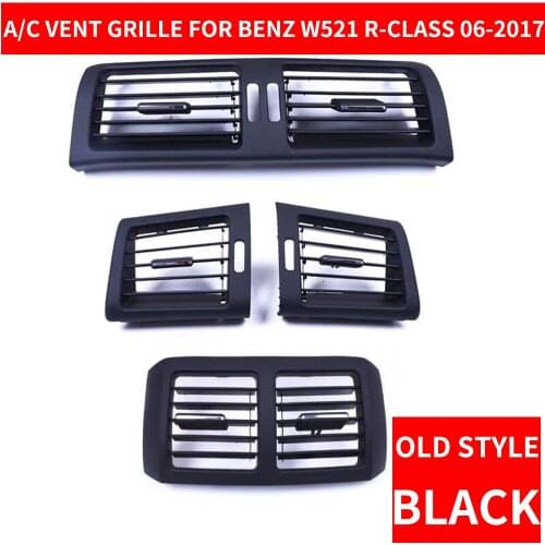 Car Front Left Right Center Rear Air Vent Grille AC Black For Mercedes Benz W251 R-CLASS R300 R320 R350 R400 R500 2006-2017 OLD