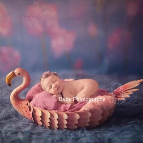 Baby props container shape of flamingo owl chicken photography container photo studio accessories newborn photography props