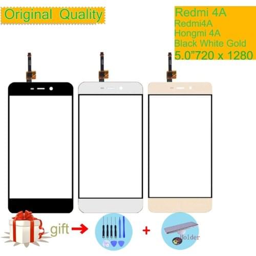 For Xiaomi Redmi 4A Redmi4A Touch Screen Digitizer Touch Panel Sensor Front Outer Glass Redmi 4A Touchscreen NO LCD