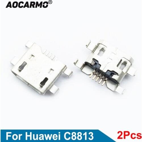 Aocarmo For Huawei C8813 USB Charger Charging Port Dock Connector Replacement Part