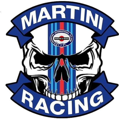 Funny RACING Skull Vinyl Sticker Graphic Auto Motorcycle Tuning Decal Reflective Car Stickers