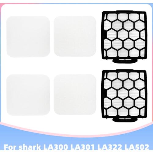 For Shark LA300 LA301 LA322 LA502 ADV Upright Vacuum Cleaner Replacement Spare Parts Hepa Filter Foam and Felt Filter Kit Set