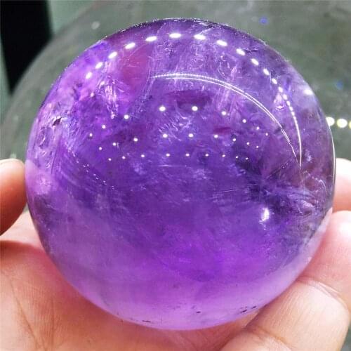 1PC Natural lavender amethyst ball polishing craft fashion gift crystal ball crystal home decoration color beautiful