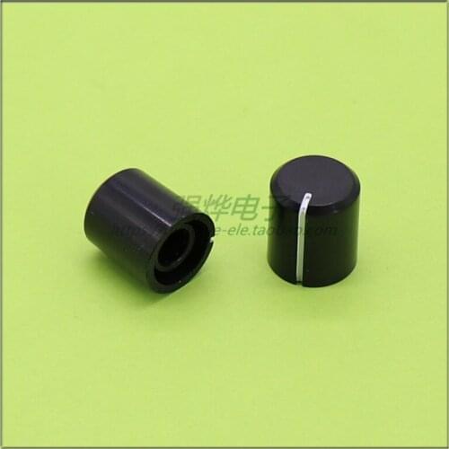 10 pieces 13*15MM plastic knob potentiometer knob volume adjustment knob flower shaft inner hole 6MM