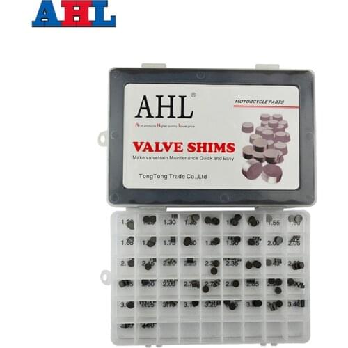 141pcs Motorcycle 7.48mm Diameter Valve Shims Kit for SUZUKI AN400 AN650 Burgman DL650 V-Strom RF600 RF900 RMZ250 AN 400 650