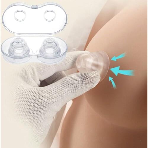 2 PCS Silicone Nipple Protectors Feeding Mothers Nipple Shields Protection Cover Breastfeeding Mother Milk Silicone Nipple NEW