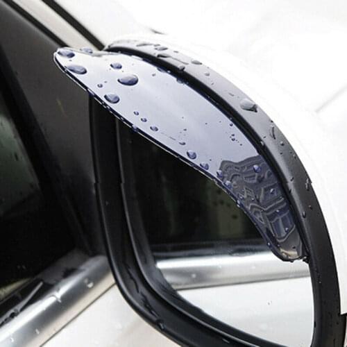 Car Side Wing Mirror Rain Protector Cover Cap,Waterproof Eyebrow Rain Guard for Car Auto Rear View Mirror 2 Pack