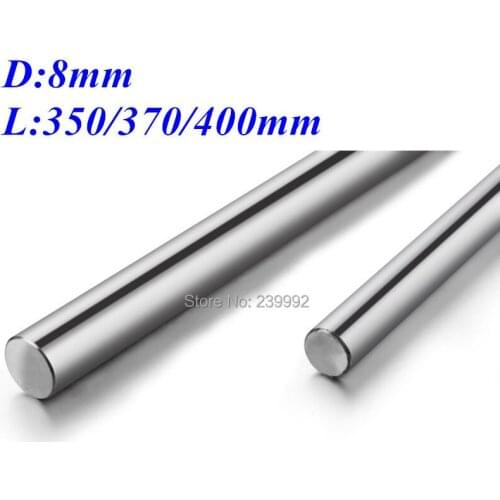 RepRap Wilson TS 3D Printer 8mm smooth linear rods linear Shaft Optical Axis chrome plated 350/370/400mm
