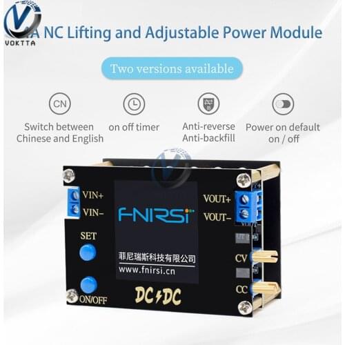 DC DC Automatic Boost/Buck Converter CC CV Power Module 0.5-30V 3A 35W/4A 50W Adjustable Regulated power supply Voltmeter