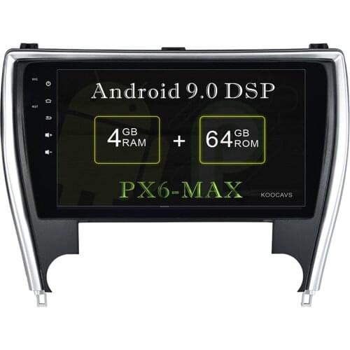 KOOCAVS 10.2" IPS Android 9.0 Car GPS Radio Player for Toyota Camry US Version 2015- 2017 4GB+64GB Stereo Multimedia Headunit