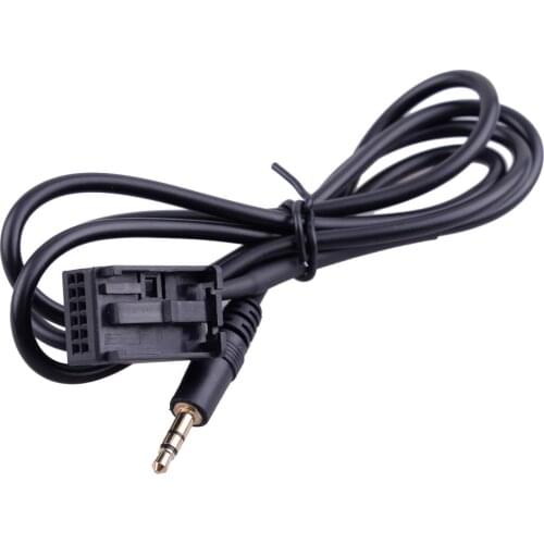 CITALL Car 3.5mm 6000 CD AUX Input Adapter Cables Fit for Ford Focus MK2 C-MAX Mondeo S-MAX Connect Transit Fiesta Fusion