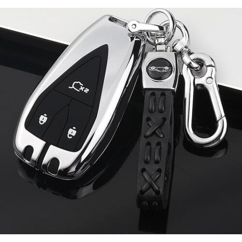 Car Key Protection Case Full Shell Galvanized Alloy Cover Accessories For Changan CS35PLUS CS55PLUS CS75PLUS 2019-2020