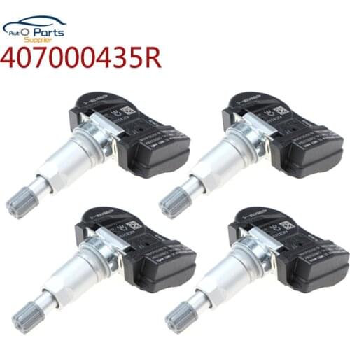 New 4pcs 407000435R Tire Pressure Sensor TPMS For Renault Megane Laguna Fluence Latitude 433MHZ 40700-0435R