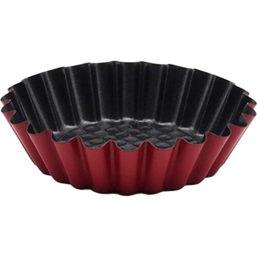 Egg Tart Mould High Carbon Steel Chrysanthemum Shape Pastry Cakes Mold