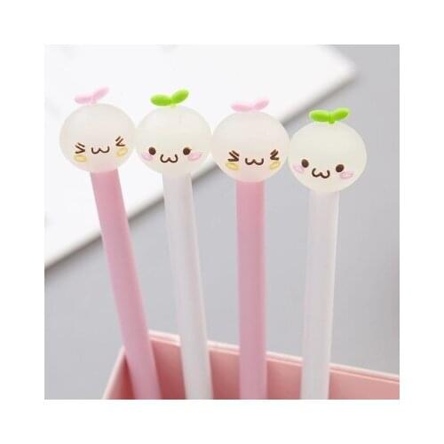 Stationery lovely grass Carbon signing pen gel pen 0.5mm for student 10pcs free shipping