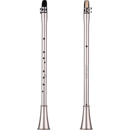 Bb Key Mini Simple Clarinet Sax Compact Clarinet-Saxophone ABS Material Musical Wind Instrument for Beginners with Carry Bag