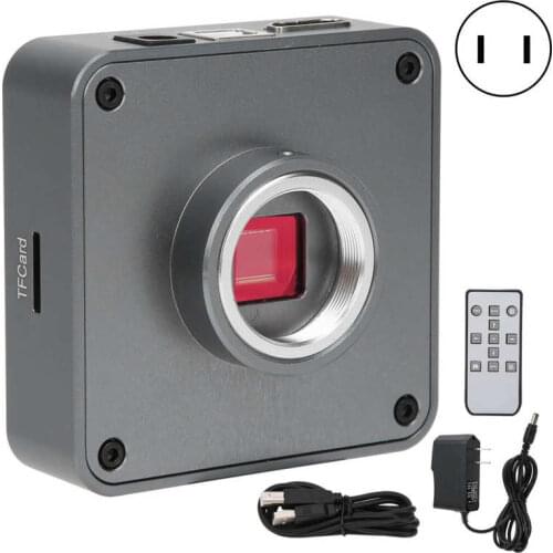 Microscope Camera 2K 48MP 1080P C-Mount Industrial HDMI USB for PCB Welding AC100-240V Microscope Camera