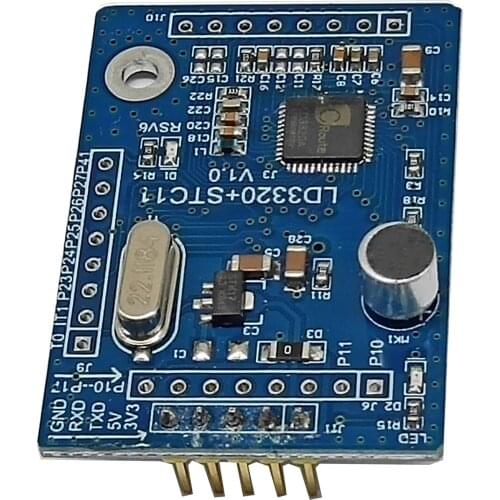 LD3320 speech recognition module non-specific vocal voice development board integrated STC microcontroller