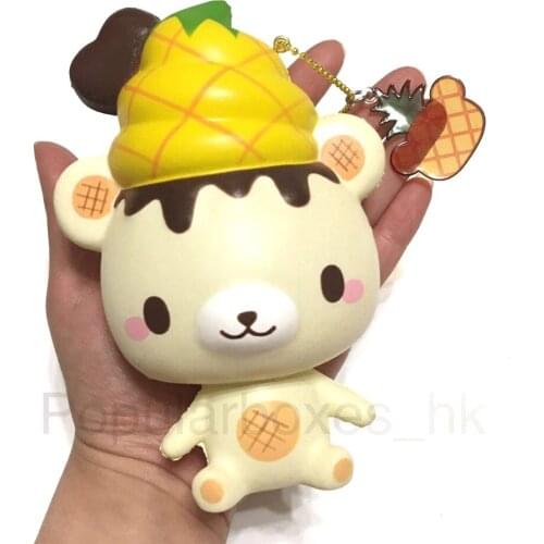 Creamiicandy yummiibear pineapples mascot squishy Slow Rising Gift Toy