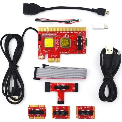 Upgraded KQCPET6 V8 Laptop And Desktop PC Universal Diagnostic Test Debug King Post Card Support for PCI PCI-E miniPCI-E