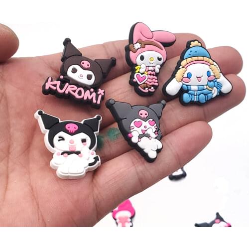 Cute cartoon shoes Charms decoration Soft PVC Clog Button Decorations jibz for croc Shoe Charm for Girls and Boys
