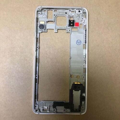 Original New For Samsung Galaxy Alpha SM-G850F G850F G850A G850 Phone Middle Bezel Housing Center Frame With Buttons Keys + Glue