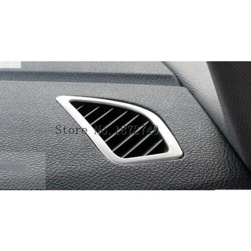 For BMW 1 Series 116i 118i F20 Stainless Steel Front Air Conditioning Outlet Vents Frame cover Trim