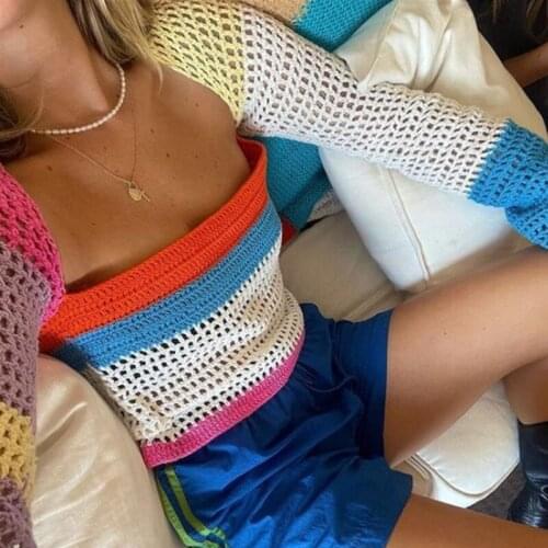 Storyever Women's Knitted T-shirts