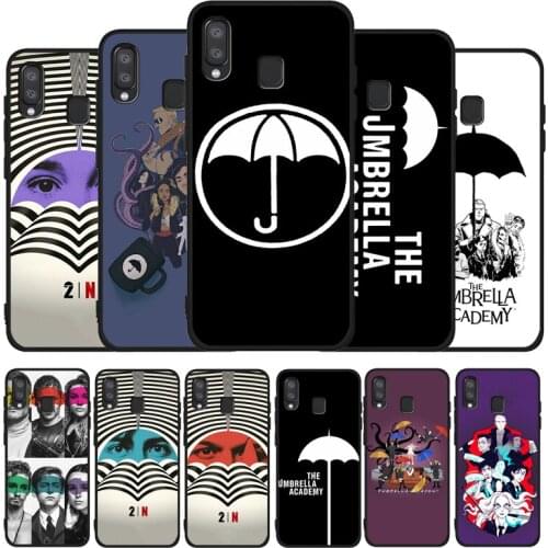 The Umbrella Academy Black TPU Phone Case For Samsung Galaxy A71 A51 A41 A31 A20E A10 A20 A40 A50 A70 M30S M20 A7 A8 A9 2018