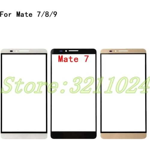 Top Quality For Huawei Mate 7 Mate 8 Mate 9 Front Glass Lens Panel Touch Screen Digitizer Replacement