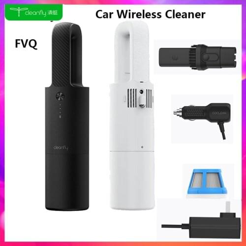 Cleanfly FVQ Car Autos Wireless Handheld Vacuum Cleaner Mini Portable Cordless Carpet Sofa Dust Cleaner Strong Cyclone Suction