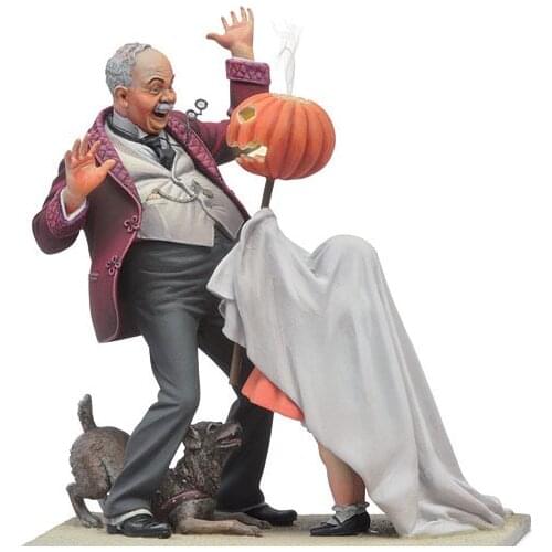 1/32 54mm ancient crew include 2 (NO EYEGLASS ) Resin figure Model kits Miniature gk Unassembly Unpainted