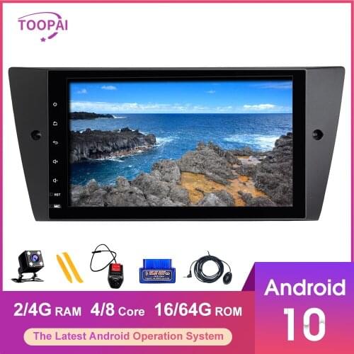 TOOPAI Android 10 For BMW E90 E91 E92 E93 3 Sedan Touring 2005-2012 Auto Radio Stereo Head Unit Car Multimedia GPS Navi DVD SWC