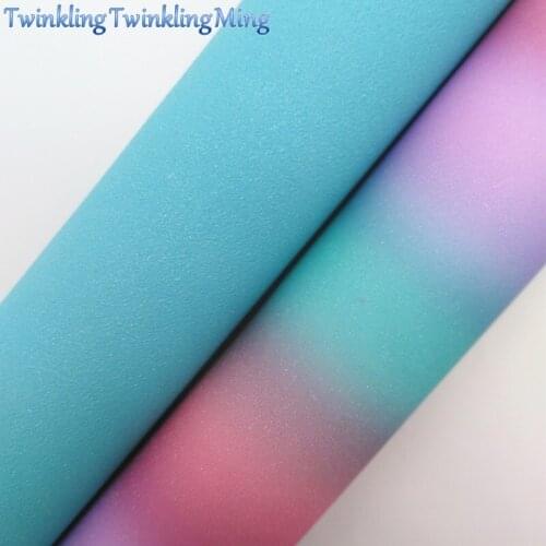 Mixed Colors Glitter Fabirc, Faux Leather Fabric, Synthetic Leather Fabric Sheets For Bow A4 8"x11"Twinkling Ming XM516