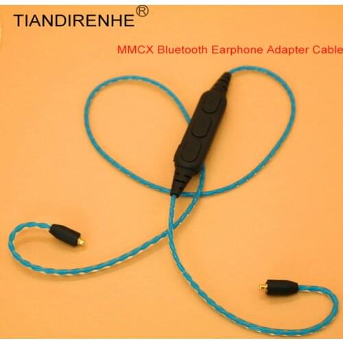 DIY MMCX Bluetooth Cable for Shure SE215 SE315 SE535 SE846 UE900 Headphone Earphone Adapter Wireless Cables with Mic Line Cords
