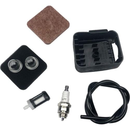 1 set Air Filter Cover Fuel Line Filter kit chainsaw blowers trimmer accessory garden supplies for Stihl BG75 FS85 HS80 FS80 85