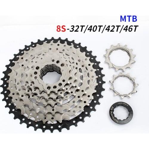 SUNSHINE MTB Cassette 8 Speed 32/40/42/46T Mountain Bicycle Freewheel Bike Sprocket Mountain for Shimano SRAM Bike Parts