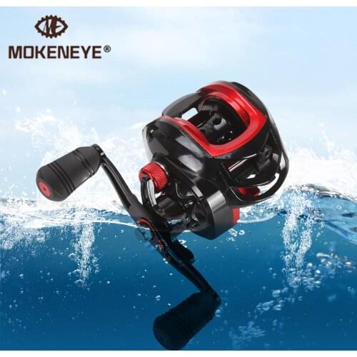 8KG Max Drag Fishing Reel 7.2:1 Bait Casting Reel Line Spool Saltwater Aluminium Freshwater Area 18 Bearings Fishing Accessories