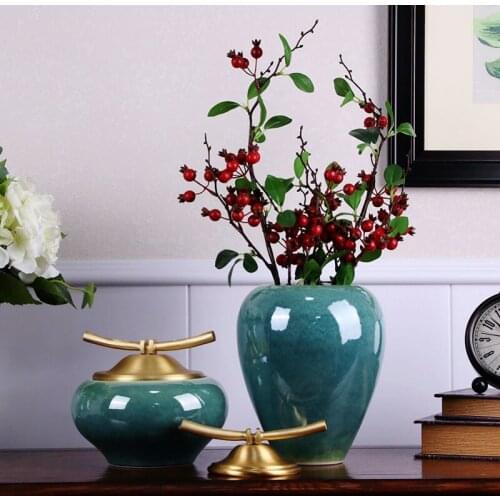 Nordic Creative Storage Jars with Lid Luxury Ceramic Snack Candle Storage Jars Airtight Barattoli Cucina Kitchen Items DF50SBJ