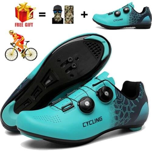 Cycling Shoes Men Spd Road Bike Sneakers Professional Women Bicycle Sneakers Road Cycling Footwear Spd Non-Lock