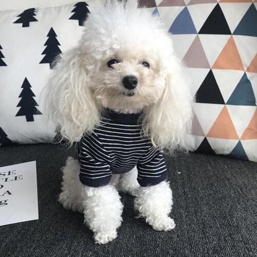 Summer Pet Vest Striped Design Breathable Short Sleeve Puppy Fashion T-shirt for Spring Animals для собак