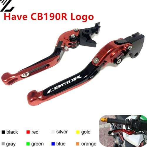 Motorcycle CNC Adjustable Folding Retractable Brake Clutch Lever for honda CB 190R CB190R CB 190 R 2015-2017 2016