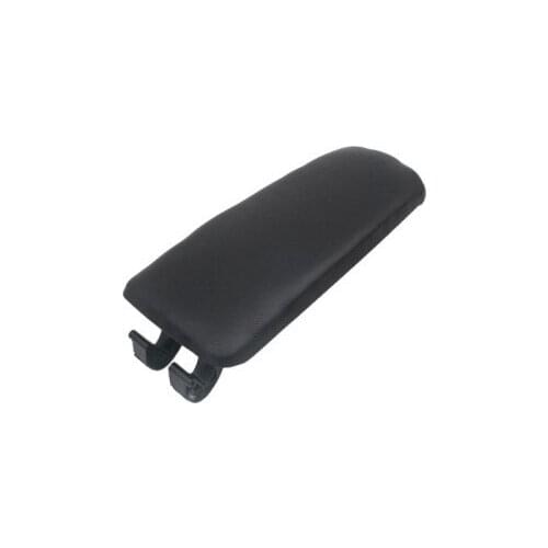 NEW Black Leatherette Center Console Armrest Cover Lid For A4 B7 Free Shipping