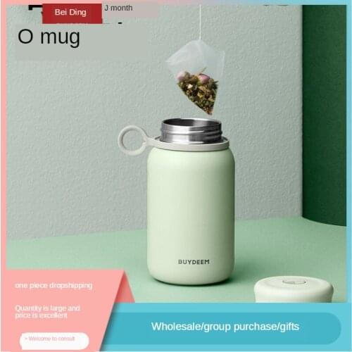 New Stainless Steel Vacuum Flask Portable Mini Straight Messenger Water Bottle Fashion Travel Sports High-end Vacuum Flask